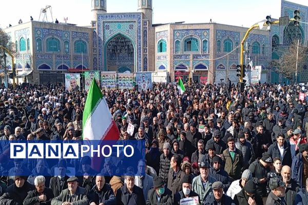 حماسه باشکوه راهپیمایی22 بهمن دراستان اردبیل 