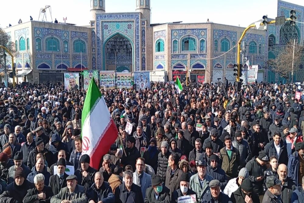 حماسه باشکوه راهپیمایی22 بهمن دراستان اردبیل 