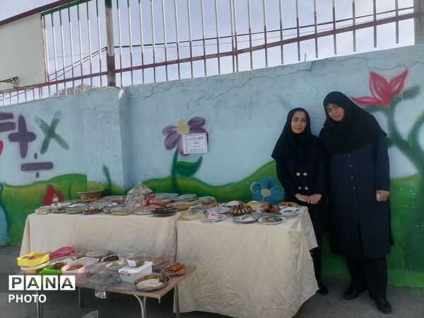 جشنواره غذا در مدرسه شهید سید خلیل رضوی شهر بار نیشابور