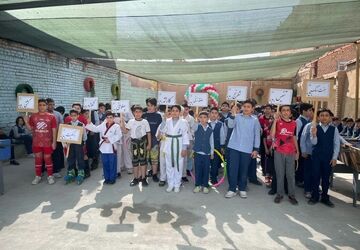 برگزاری المپیاد ورزشی به مناسبت روز دانش‌آموز در دبستان یاسین