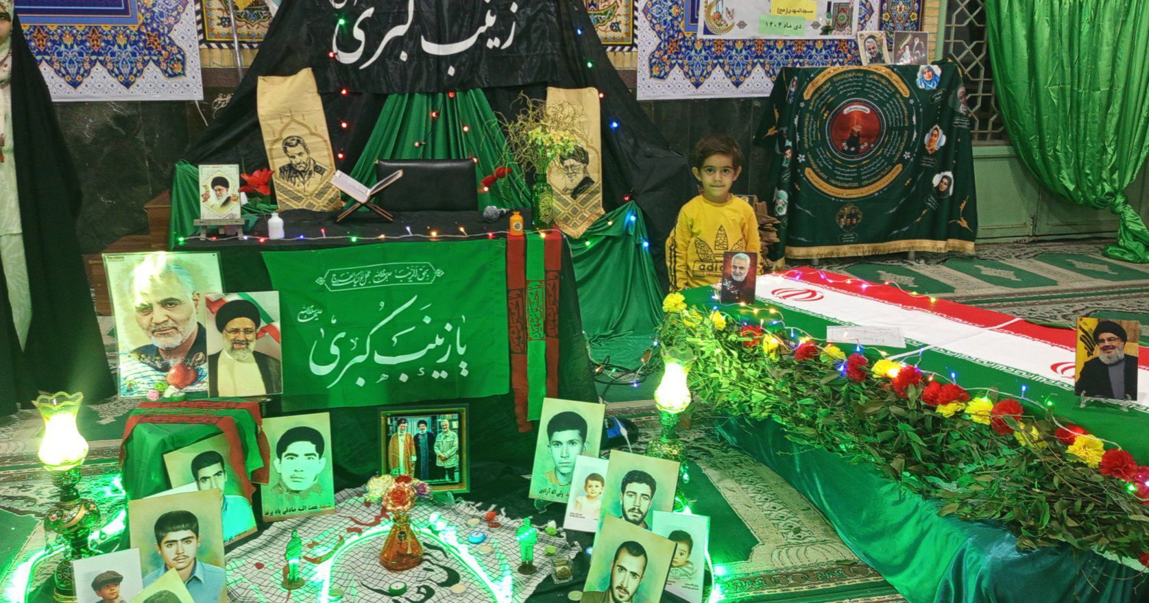 مراسم سوگواری و شهادت حضرت زینب (س) در مسجد المهدی معمولان