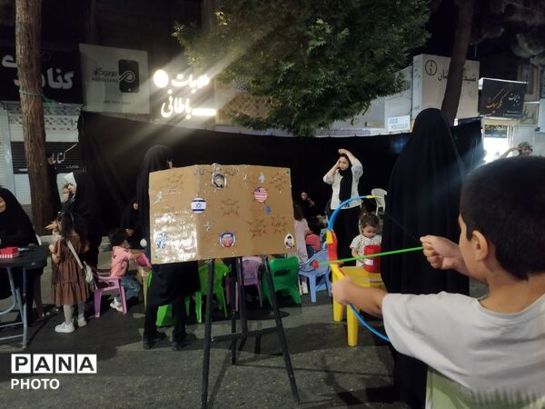 موکب فرهنگیان در صد و پنجاه و دومین شب در قاب پانا