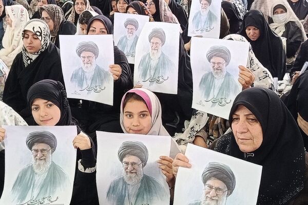  دانش‌آموزان و فرهنگیان بهار برای حمایت از فلسطین و کودکان‌میناب