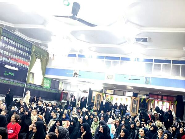 جشن میلاد حضرت زهرا(س) در تکیه علی اکبری فدافن