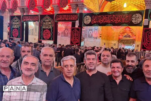  برپایی موکب شهدای شهرستان فیروزکوه در کربلای معلی 