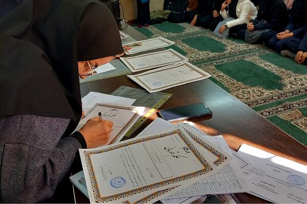 برگزاری مسابقات شطرنج دانش‌آموزان دختر متوسطه‌دوم در بهارستان‌۲
