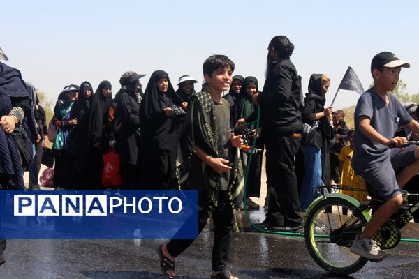 برپایی  موکب سازمان دانش‌آموزی در کرمان