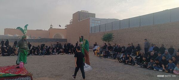 مراسم تعزیه‌خوانی در شهرستان خلیل‌آباد
