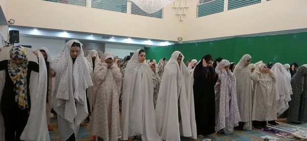 اعتکاف دانش‌آموزان در شهرستان ساوجبلاغ 