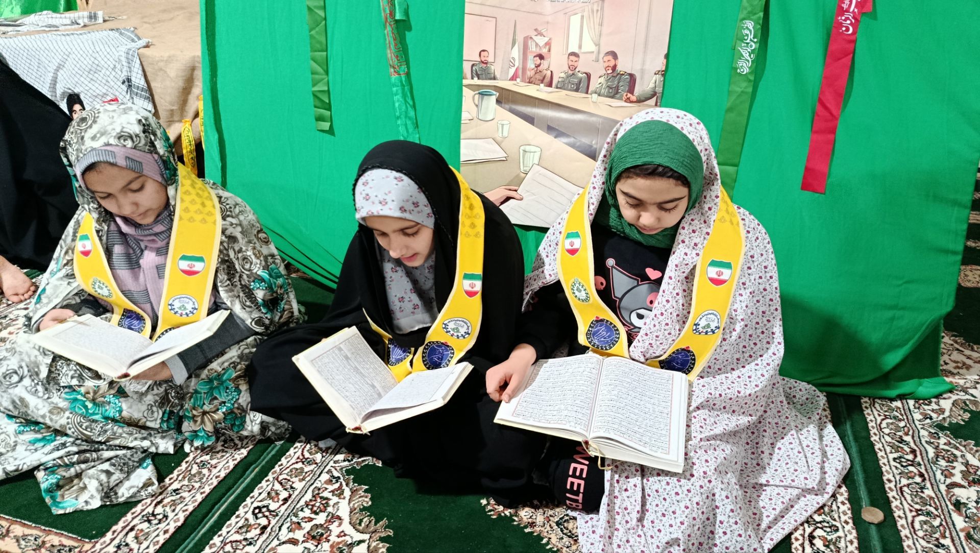 در هیاهوی شهر نوجوانان خوافی در آرامش اعتکاف 