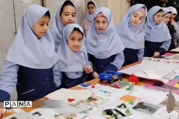 نمایشگاه طرح جابر در دبستان شهید مجید مجیدی ناحیه دو شهرری 