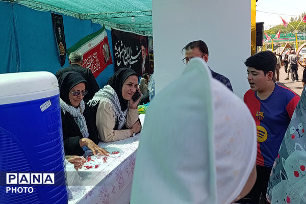 آموزش و پرورش خراسان شمالی در کنار زائران؛ از مشاوره تا خدمات سلامت در موکب باباامان
