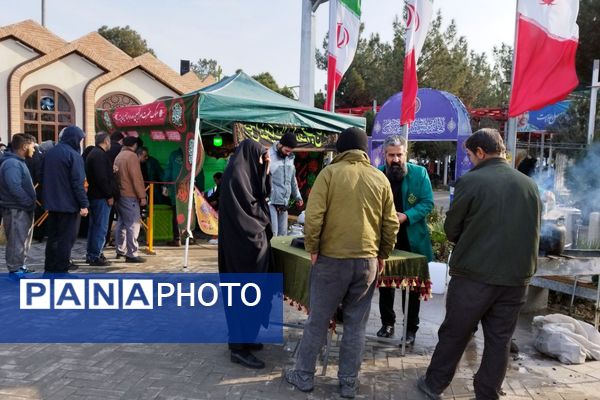 تجدید عهد با شهدا در رباط کریم