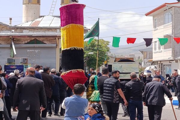 آیین عزاداری عاشورای حسینی در خوجین شهرستان خلخال