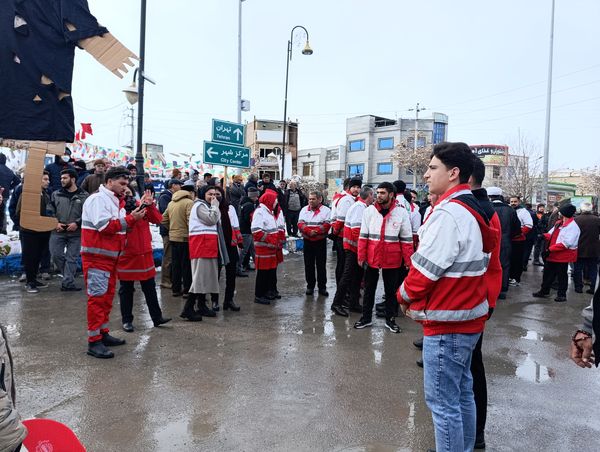 راهپیمایی ۲۲ بهمن در آشخانه