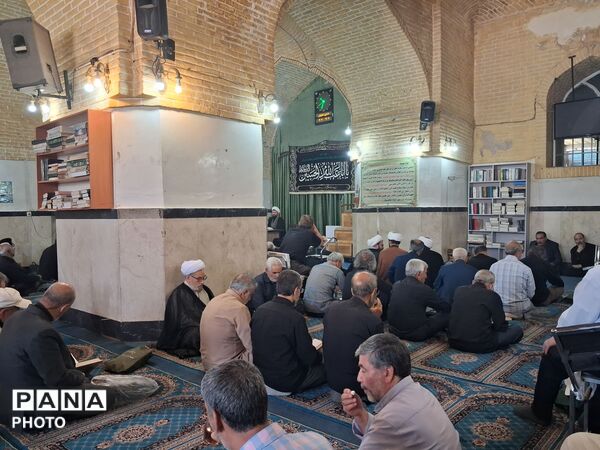 مسجد جامع نیشابور ؛ میزبان هفتمین روز تدفین آقای شهید ایران 