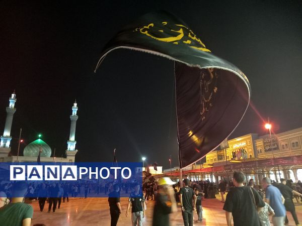 عزاداری هیات بنت الحسین (ع) در حرم بانوی کرامت 