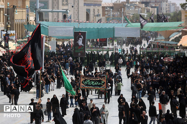عزاداری اربعین حسینی(ع) در حرم حضرت معصومه(س)