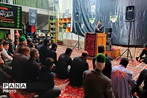 مراسم شهادت قائد امت در شهر بار نیشابور