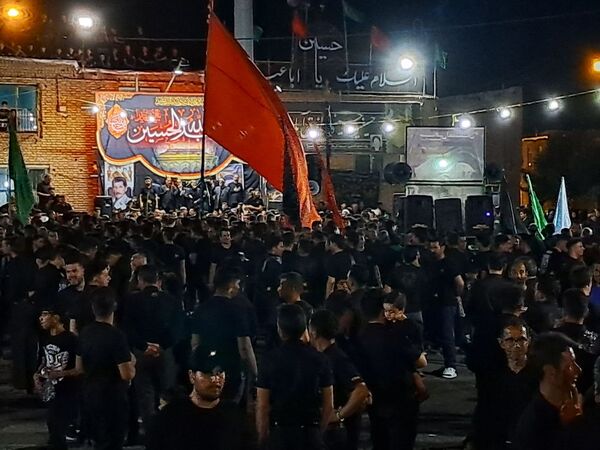 اجتماع بزرگ هیئت دهستان بزرگ رزق‌آباد شهرستان کاشمر 