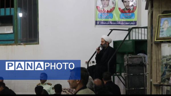 رئیس اداره اوقاف کاشمر میهمان عزاداران تکیه فاطمه زهرا (س) روستای قوچ پلنگ