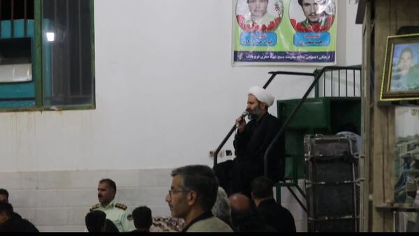 رئیس اداره اوقاف کاشمر میهمان عزاداران تکیه فاطمه زهرا (س) روستای قوچ پلنگ