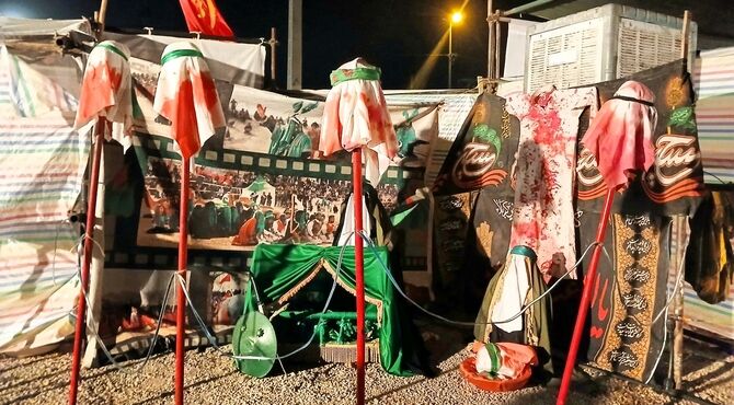 تکریم زائران و ارتقای سطح فرهنگی در موکب تعزیه اعظم و حضور فعال فرهنگیان ناحیه دو خرم‌ آباد در مسیر اربعین