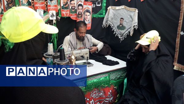 خدمت رسانی موکب امام رضا ( ع ) شهرستان سبزوار در کربلای معلی