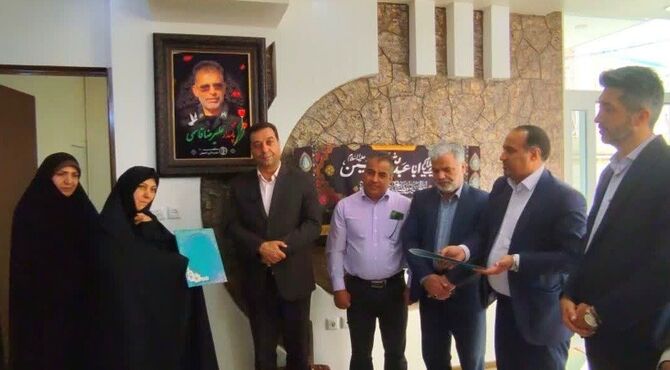 دیدار با خانواده شهید علیرضا قاسمی 