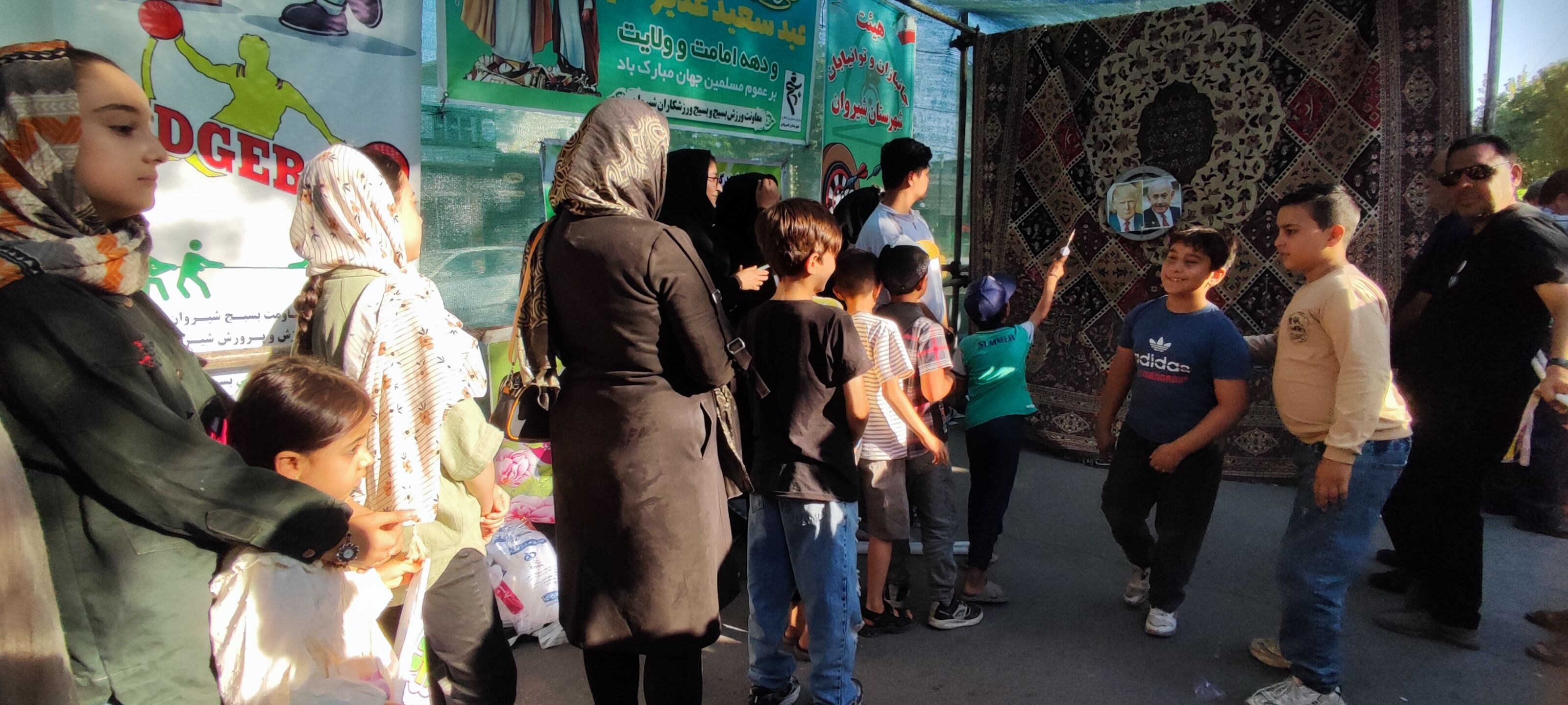 برگزاری مسابقات دارت در موکب‌های جشن غدیر در شهرستان شیروان