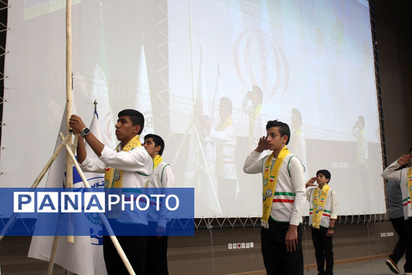 آیین بزرگداشت سالروز تاسیس سازمان دانش‌آموزی در قم-1