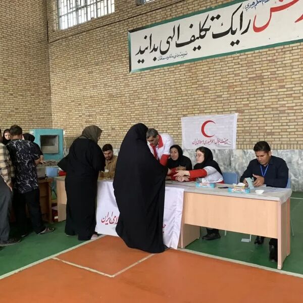 ششمین دوره انتخابات مجامع جمعیت هلال احمر در شهرستان سملقان