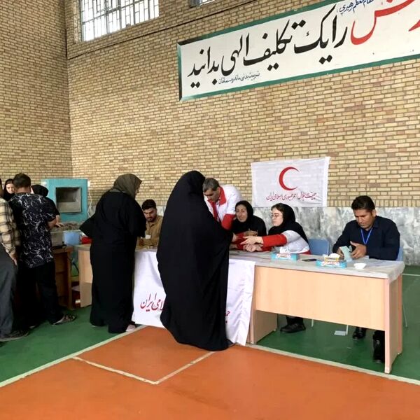 ششمین دوره انتخابات مجامع جمعیت هلال احمر در شهرستان سملقان