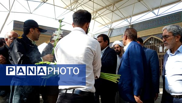 تجدید میثاق استاندار اصفهان با شهدای نجف‌آباد