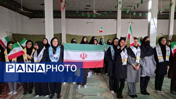 جشن روز دانش آموز دختران دبیرستان حضرت فاطمه و حضرت رقیه در مهدیه شهر بار نیشابور 