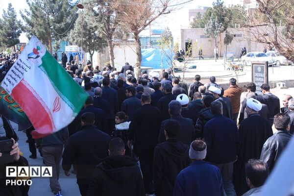 تشییع پیکر شهید سرگرد «جواد عبدی» در حملات آمریکایی - صهیونی
