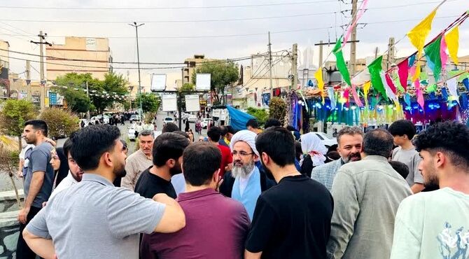 راهپیمایی عید غدیر امسال با حضور گسترده و پرشور مردم ولایتمدار فردیس
