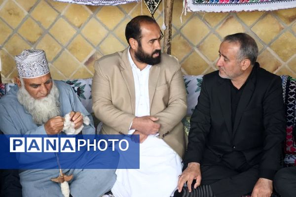بازدید استاندار خراسان جنوبی از نوروزگاه و سیاه چادر عشایری درمیان