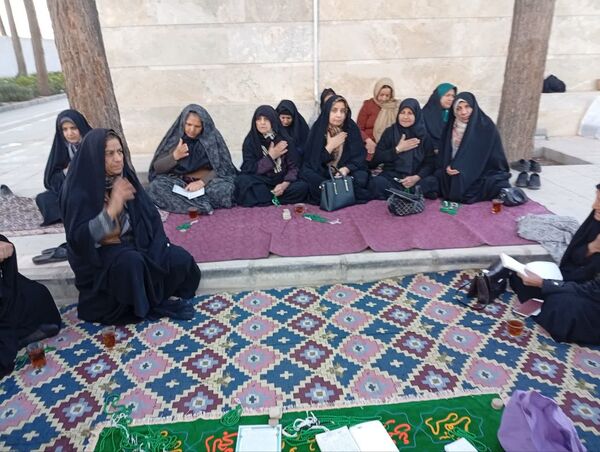 برگزاری ختم صلوات در پارک بانوان قائم شهرستان کاشمر