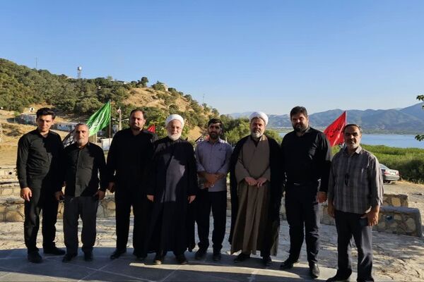 بازدید میدانی نماینده ولی‌فقیه و مدیر سازمان دانش‌آموزی استان کردستان از محل موکب‌های مستقر در مرز باشماق مریوان