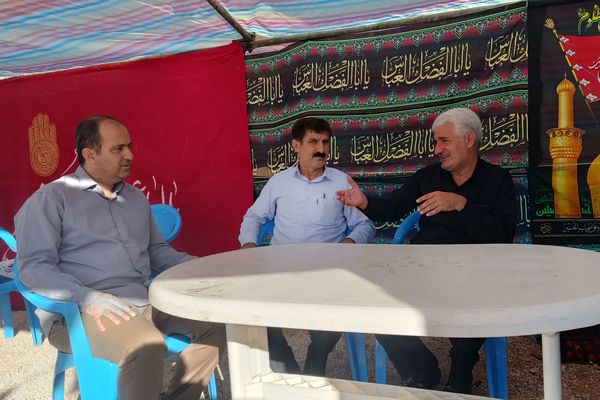 بازدید مدیر سازمان دانش‌آموزی کرمانشاه از موکب‌های اربعین حسینی 