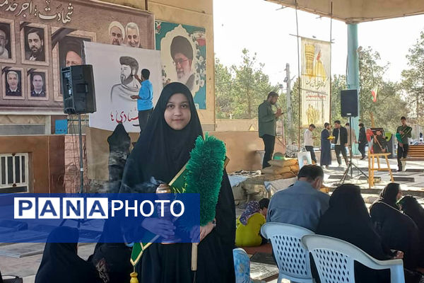 برگزاری اولین سالگرد شهادت شهید دهه هشتادی مدافع امنیت 