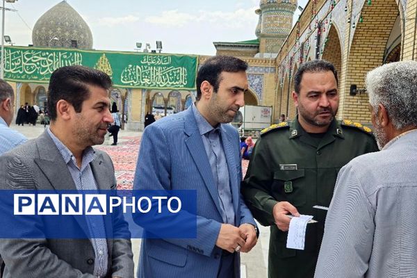 حضور مسئولان کشوری و استانی در کنار آحاد مردم شهیدپرور ناحیه 2 شهرری پای صندوق‌های رای 