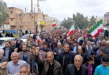 حضور پرشور و کم سابقه مردم بجنورد در راهپیمایی روز قدس