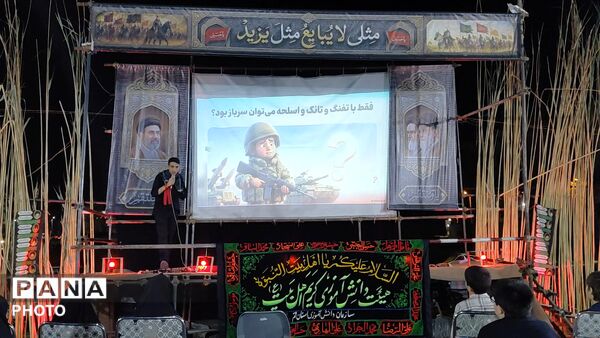 سازمان دانش آموزی قم در خدمت عزاداران حسینی