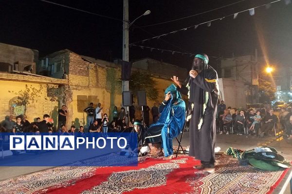 مراسم تعزیه خوانی شهادت حضرت عباس  در قیامدشت