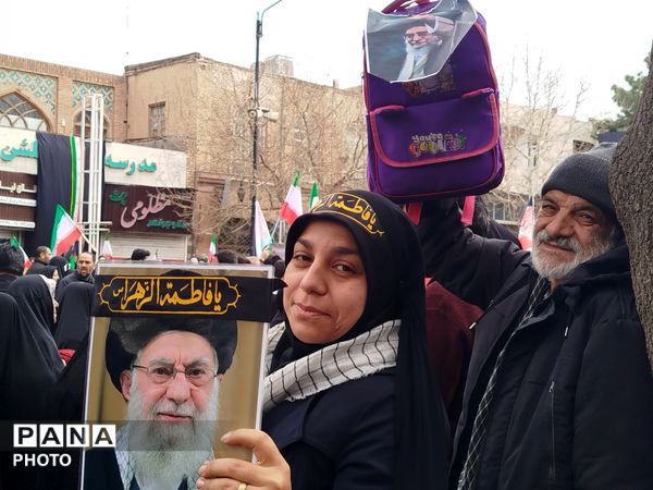 حماسه سازی مردم مقتدر و ولایتمدار شهرستان نیشابور در راهپیمایی روز قدس
