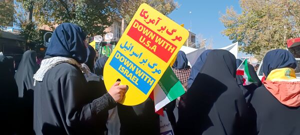 صدای وحدت دانش‌آموزان فارسان در روز ۱۳ آبان 