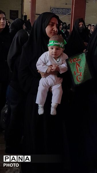  مراسم باشکوه شیرخوارگان حسینی در مسجد جامع درگزین