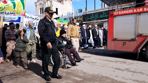 راهپیمایی باشکوه یوم الله ۲۲بهمن در شهرستان خواف